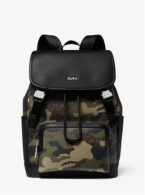 michael kors mens cooper camouflage logo backpack|Michael Kors camo tote bag.